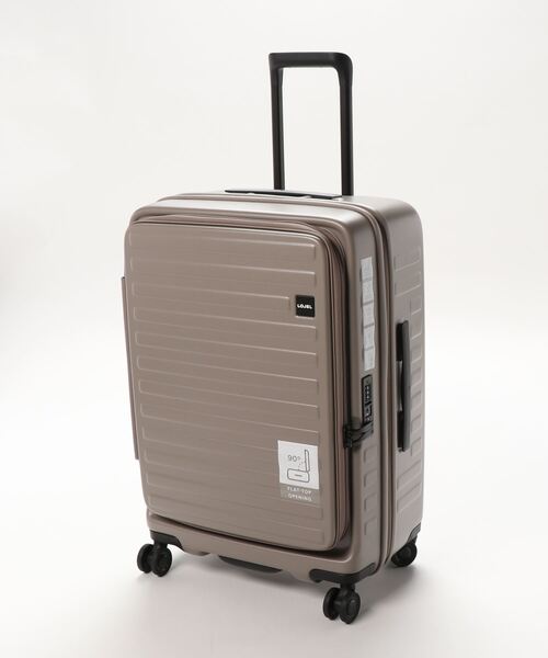 NAUGHTIAM（ノーティアム）の「【LOJEL/ロジェール】 CUBO スーツケース 70L(77L)（スーツケース/キャリーバッグ・メンズ・グレー/マスタード/バーガンディー/ブラック/ピンク系その他/ネイビー/ホワイト・FREE）」の4枚目の写真