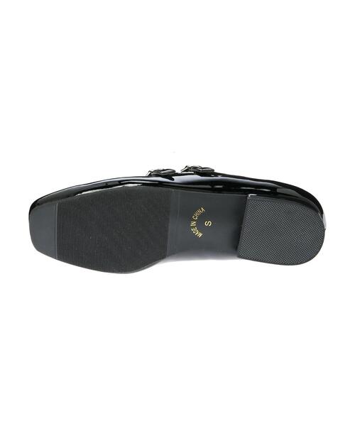 AMERICAN HOLIC(アメリカンホリック)の「【WEB限定】ダブルストラップローヒールパンプス(パンプス・レディース・ブラック・S/M/L)」の11枚目の写真