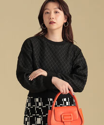 Ray BEAMS | Ray BEAMS / キルティング クルーネック トップス(その他トップス)