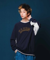 XLARGE | TWO TONE COLLEGE LOGO CREWNECK SWEAT(スウェット)