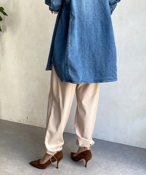 DouDou（ドゥドゥ）の「AWドロストカーゴパンツ（その他パンツ・レディース・チャコールグレー/ブラック/ベージュ・40/38）」の12枚目の写真