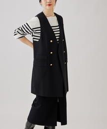 journal standard L'essage | ウールトリコチンノーカラーベスト(ベスト)