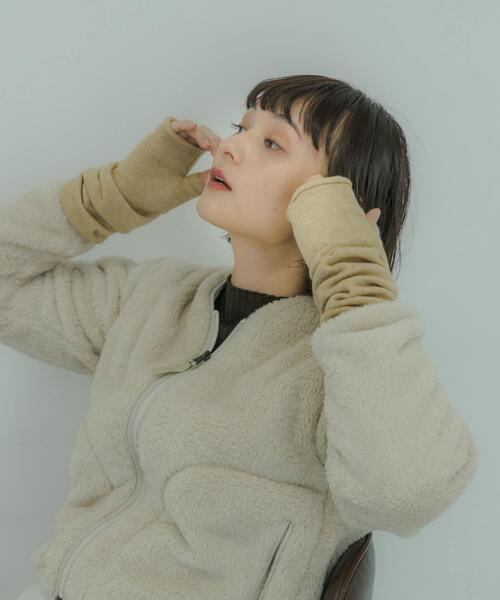 SMELLY（スメリー）の「アームウォーマー（アームカバー・レディース・グレー/ベージュ/モカ/ブラック・-）」の15枚目の写真