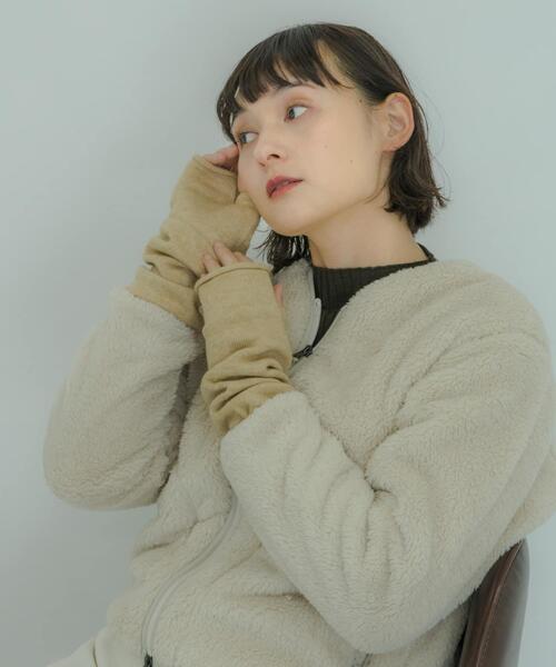 SMELLY（スメリー）の「アームウォーマー（アームカバー・レディース・グレー/ベージュ/モカ/ブラック・-）」の16枚目の写真