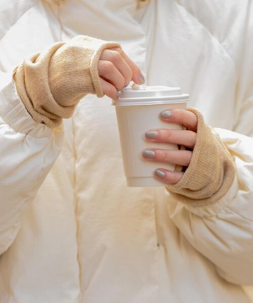 SMELLY（スメリー）の「アームウォーマー（アームカバー・レディース・グレー/ベージュ/モカ/ブラック・-）」の18枚目の写真