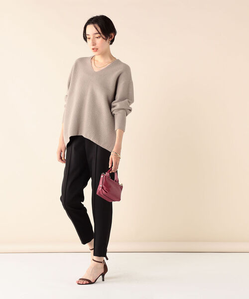 NOLLEY’S Sophi(ノーリーズソフィ)の「ウォッシャブルウールツイルイージーパンツ(その他パンツ・レディース・ブラック/オフホワイト/サックスブルー/ベビーピンク・38/36/34)」の18枚目の写真