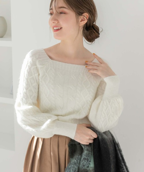 fifth（フィフス）の「チェック柄フリンジマフラー（マフラー・レディース・ブラック/ピンク/ブルー・FREE）」の20枚目の写真