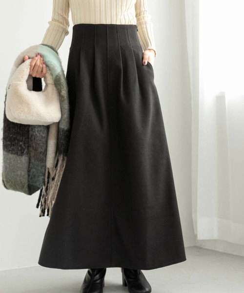 fifth（フィフス）の「チェック柄フリンジマフラー（マフラー・レディース・ブラック/ピンク/ブルー・FREE）」の10枚目の写真