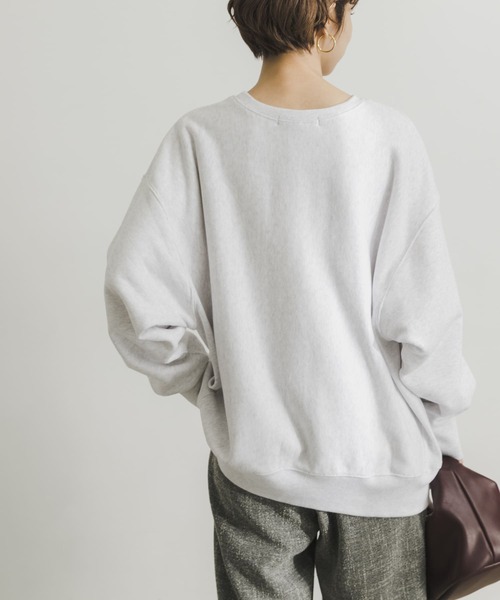 URBAN RESEARCH（アーバンリサーチ）の「QUETE刺繍スウェット（Tシャツ/カットソー・レディース・グレー系その他/カーキ/ホワイト系その他・FREE）」の17枚目の写真