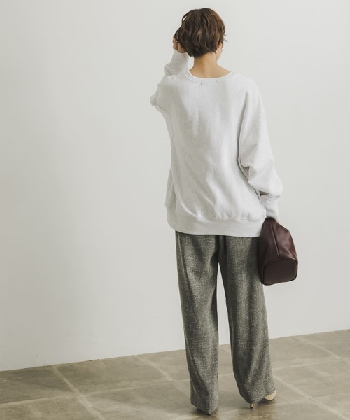 URBAN RESEARCH（アーバンリサーチ）の「QUETE刺繍スウェット（Tシャツ/カットソー・レディース・グレー系その他/カーキ/ホワイト系その他・FREE）」の19枚目の写真