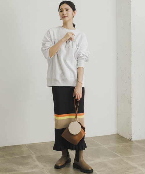 URBAN RESEARCH（アーバンリサーチ）の「QUETE刺繍スウェット（Tシャツ/カットソー・レディース・グレー系その他/カーキ/ホワイト系その他・FREE）」の20枚目の写真