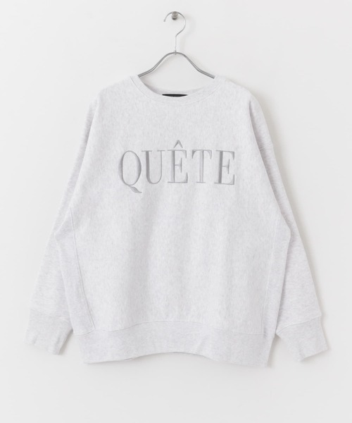 URBAN RESEARCH（アーバンリサーチ）の「QUETE刺繍スウェット（Tシャツ/カットソー・レディース・グレー系その他/カーキ/ホワイト系その他・FREE）」の10枚目の写真