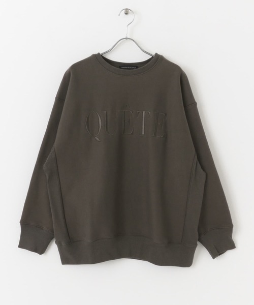 URBAN RESEARCH（アーバンリサーチ）の「QUETE刺繍スウェット（Tシャツ/カットソー・レディース・グレー系その他/カーキ/ホワイト系その他・FREE）」の12枚目の写真