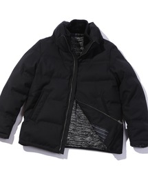 MEN'S BIGI | マイクロブロックチェックボリュームネックダウンブルゾン(ダウンジャケット/コート)