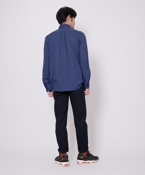 Blue Standard (ブルースタンダード)の「【BLUE STANDARD/ブルースタンダード】吸水速乾 イージーケア ピンポイント消臭 ストレッチ アルティマニット ボタンダウンシャツ(シャツ/ブラウス・メンズ・ブルー系その他/グレー/ダークブルー/ブルー/オフホワイト/ホワイト・LARGE/MEDIUM/X-LARGE)」の17枚目の写真
