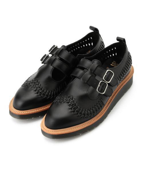 Dr. Martens（ドクターマーチン）の「Dr.Martens / "YULIA INTERLACE" 2ストラップ T-BAR シューズ（ドレスシューズ・レディース・ブラック・4/5/6）」の3枚目の写真