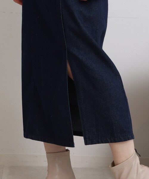 Cutie Blonde(キューティーブロンド)の「◆デニムキャミワンピース(ワンピース・レディース・ブラック/ネイビー・03/02)」の8枚目の写真