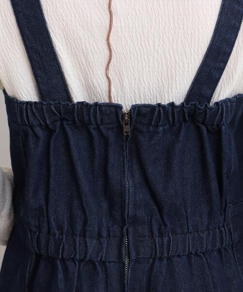 Cutie Blonde(キューティーブロンド)の「◆デニムキャミワンピース(ワンピース・レディース・ブラック/ネイビー・03/02)」の6枚目の写真
