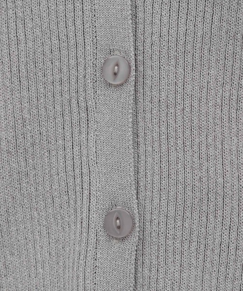 LAKOLE（ラコレ）の「Vネックニットカーディガン / 166810（カーディガン/ボレロ・レディース・ダークオリーブ/ブラック/グレー/ブラウン・SMALL/MEDIUM）」の21枚目の写真