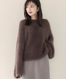 \新色追加/ふんわりシャギーニット