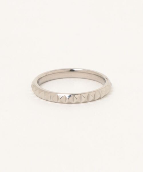 NO WAY(ノーウェイ)の「/surgical stainless/2.6mm ピラミッドリング(リング・メンズ・ブラック/シルバー/ピンクゴールド・11号/9号/13号/17号/19号/7号/15号/21号)」の1枚目の写真