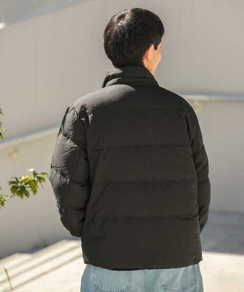 ITEMS URBANRESEARCH（アイテムズ アーバンリサーチ）の「デタッチャブルフード リアルダウンジャケット（ダウンジャケット/コート・メンズ・ネイビー/グレー/ブラック・LARGE/MEDIUM）」の13枚目の写真