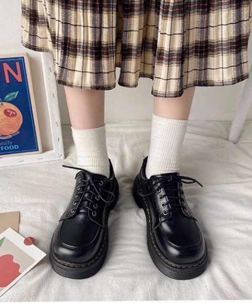 Burner(バーナー)の「【OKUOKU 0909】レースアップシューズ ローファー oku-shoes-638803598364-32(ローファー・レディース・A/B・38/36/40)」の2枚目の写真