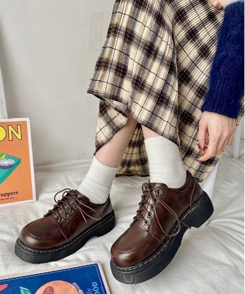 セール】【OKUOKU 0909】レースアップシューズ ローファー oku-shoes 