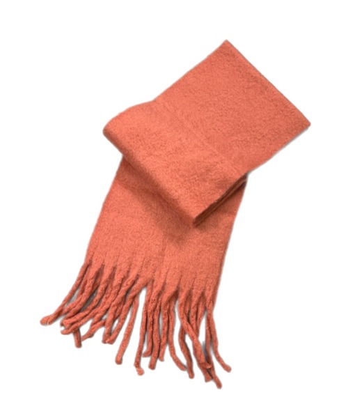 Chikashitsu +（チカシツプラス）の「【Chikashitsu + / チカシツプラス】volume color muffler / マフラー スヌード 秋服 冬服 ネックウォーマー マフラー 黒 マフラー 白 マフラー 茶色 マフラー ブラウン マフラー ネイビー マフラー 青 マフラー ピンク（マフラー・メンズ・ブルー/アイボリー/ミント/ピンク/ブラウン/ブラック・ONE SIZE）」の19枚目の写真