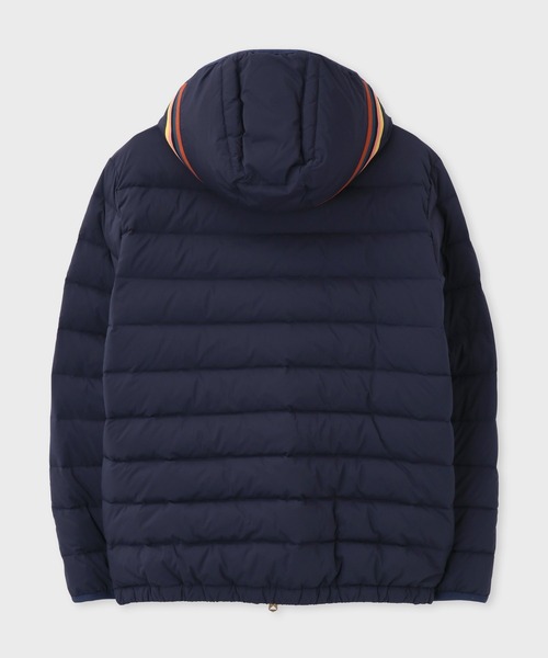 Paul Smith（ポールスミス）の「ストライプポイントフード ダウン 
