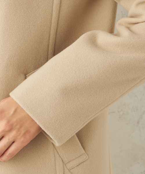 DECOY SINCE 1981（デコイシンスイチキュウハチイチ）の「ウールライクコート（ステンカラーコート・レディース・チャコール/モカ/ブラック・9号/13号/11号）」の13枚目の写真