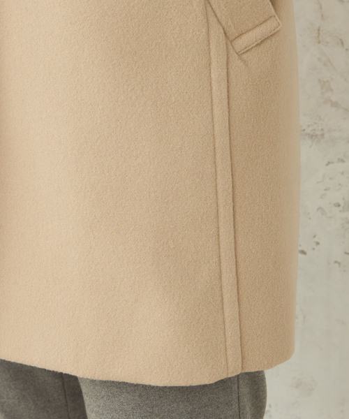 DECOY SINCE 1981（デコイシンスイチキュウハチイチ）の「ウールライクコート（ステンカラーコート・レディース・チャコール/モカ/ブラック・9号/13号/11号）」の12枚目の写真