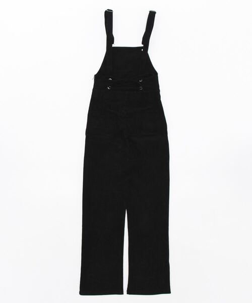 CHILLE（チル）の「コーデュロイバックリボンオールインワン（サロペット/オーバーオール・レディース・ブラック/アイボリー/ブラウン・FREE）」の4枚目の写真