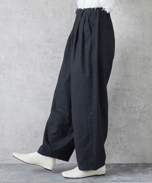 SELECT LEVERY（セレクトリベリー）の「ライトメルトンサーカスパンツ（その他パンツ・レディース・ブラック/ブラウン/チャコール/キャメル/ブラック系その他/ネイビー/ブラウン系その他/レッド/ブラック系その他2/ダークグレー・LARGE/X-LARGE/MEDIUM/SMALL）」の20枚目の写真