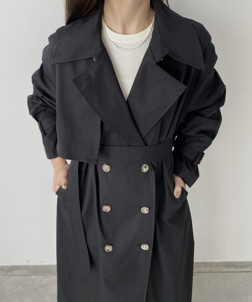 callautia（カラウティア）の「オーバートレンチコート（トレンチ