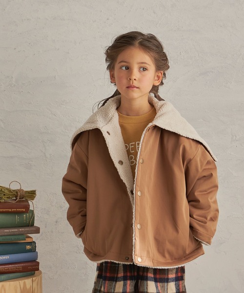 pairmanon（ペアマノン）の「リバーシブル セーラーボアブルゾン