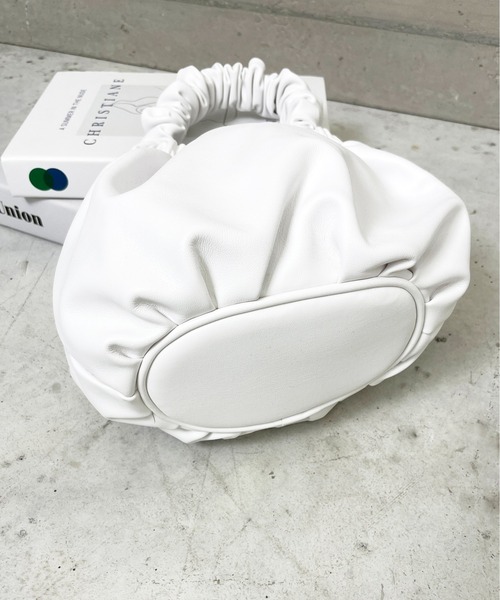 StyleSea（スタイルシー）の「フリルハンドルミニバッグ（ハンドバッグ・レディース・ホワイト/ブラック/イエロー・FREE）」の11枚目の写真