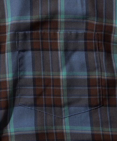 BEAMS（ビームス）の「BEAMS / チェック ミニレギュラー イージーシャツ（シャツ/ブラウス・メンズ・ブルー/ベージュ・S/M/L/XL）」の14枚目の写真