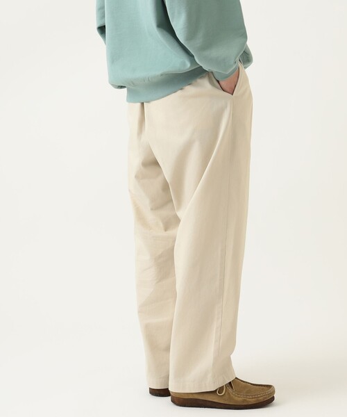 KANGOL（カンゴール）の「KANGOL × BEAMS HEART / 2タック ワイド チノ パンツ（チノパンツ・メンズ・アイボリー/ベージュ・SMALL/MEDIUM/LARGE）」の21枚目の写真
