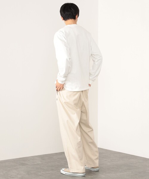 KANGOL（カンゴール）の「KANGOL × BEAMS HEART / 2タック ワイド チノ パンツ（チノパンツ・メンズ・アイボリー/ベージュ・SMALL/MEDIUM/LARGE）」の17枚目の写真