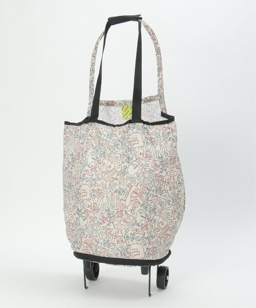 LBC（エルビーシー）の「cocoro ココロ POPアップカート（スーツケース/キャリーバッグ・レディース・オフホワイト/グリーン系/チャコールグレー・FREE）」の7枚目の写真