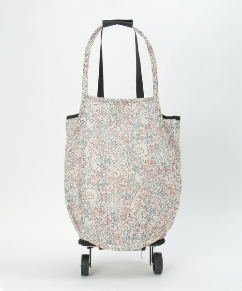 LBC（エルビーシー）の「cocoro ココロ POPアップカート（スーツケース/キャリーバッグ・レディース・オフホワイト/グリーン系/チャコールグレー・FREE）」の5枚目の写真