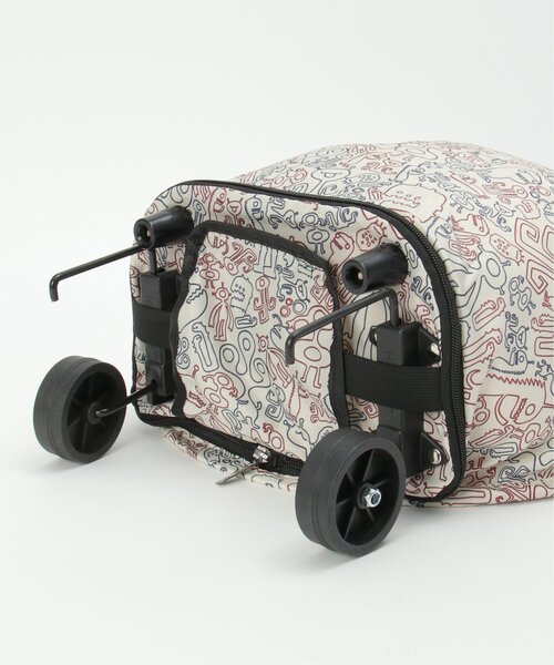 LBC（エルビーシー）の「cocoro ココロ POPアップカート（スーツケース/キャリーバッグ・レディース・オフホワイト/グリーン系/チャコールグレー・FREE）」の11枚目の写真