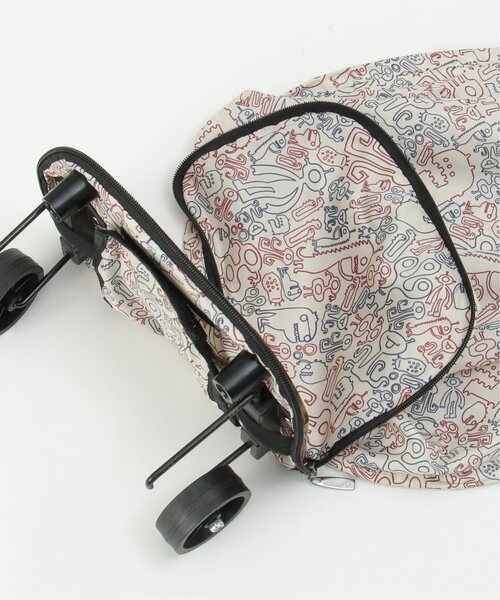 LBC（エルビーシー）の「cocoro ココロ POPアップカート（スーツケース/キャリーバッグ・レディース・オフホワイト/グリーン系/チャコールグレー・FREE）」の16枚目の写真