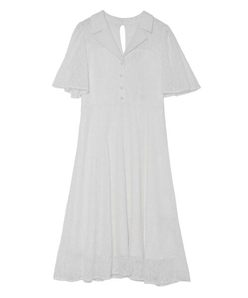 新作 EATME オープンカラーワンピースグレー EATME（イートミー）の「オープンカラーマキシワンピース