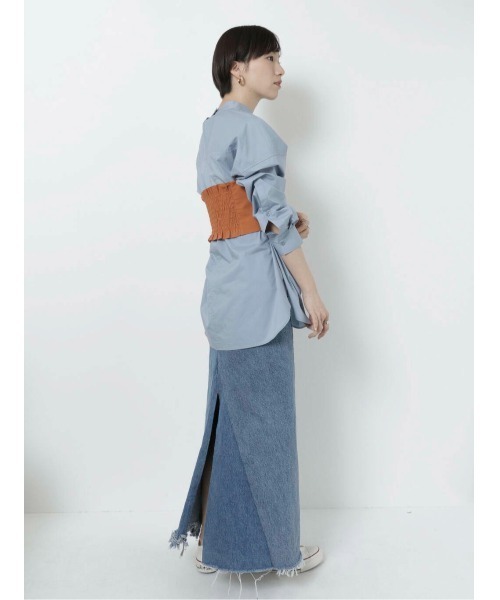 LAATO（ラート）の「CORSET SHIRTS BLOUSE（シャツ/ブラウス・レディース・ブラック/ブルー・FREE）」の18枚目の写真