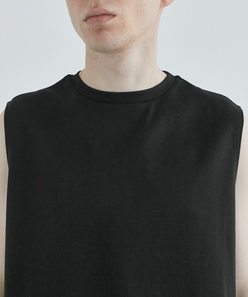 CITY TOKYO（シティトウキョウ）の「PRIMARYプレミアムノースリーブT（Tシャツ/カットソー・メンズ・ホワイト/ブラック・1/2）」の17枚目の写真