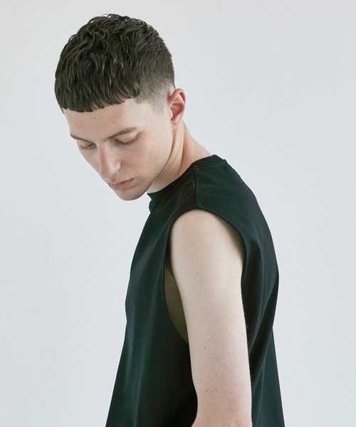 CITY TOKYO（シティトウキョウ）の「PRIMARYプレミアムノースリーブT（Tシャツ/カットソー・メンズ・ホワイト/ブラック・1/2）」の20枚目の写真