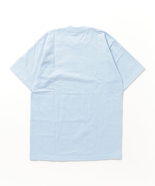 PRO CLUB （プロクラブ）の「【T18】【PRO CLUB/プロクラブ】HEAVYWEIGHT SS EMBROIDERED BOX LOGO TEE（Tシャツ/カットソー・レディース・ピンク/サックスブルー/ミント/グレー/ブラック・MEDIUM/SMALL）」の6枚目の写真