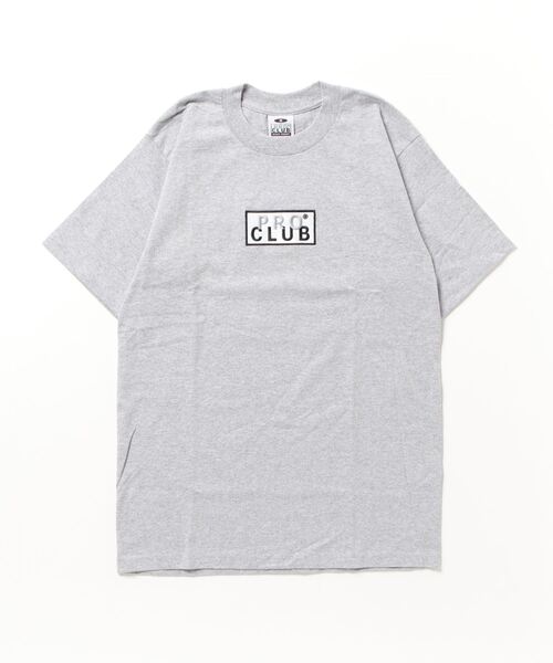 PRO CLUB (プロクラブ)の「【T18】【PRO CLUB/プロクラブ】HEAVYWEIGHT SS EMBROIDERED BOX LOGO TEE(Tシャツ/カットソー・レディース・ピンク/サックスブルー/ミント/グレー/ブラック・MEDIUM/SMALL)」の8枚目の写真